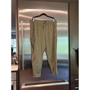 All in Motion Women's Stretch Woven jogger Pants Size XXL,‎ OLIVE GREEN